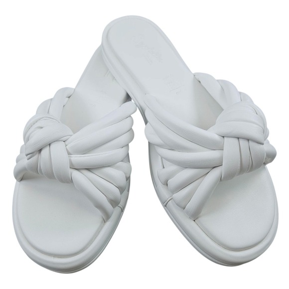 Seychelles Shoes - Seychelles Sandals Womens 8.5 White Simply the‎ Best Knotted Slide Casual Summer